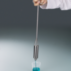 liquid sampler, single hand operation