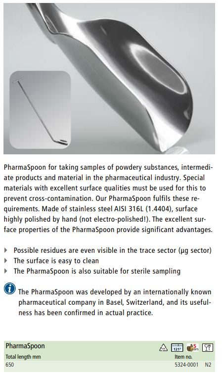 pharma spoon sampler - ביין מ.בע